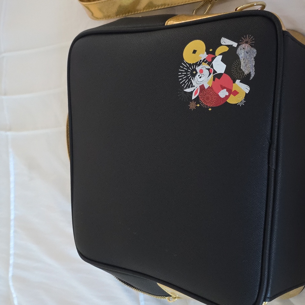 Loungefly Black and Red Backpack with Playful Design - Picture 4 of 4